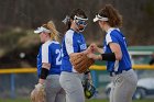 Softball vs Babson  Wheaton College Softball vs Babson College. - Photo by Keith Nordstrom : Wheaton, Softball, Babson, NEWMAC